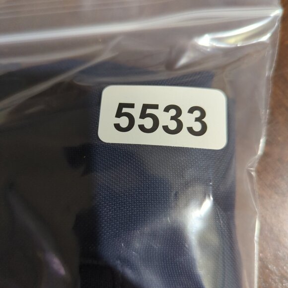 Giorgio Armani Pants Men's 54(IT) Fits 36x30 Navy Blue Pleated Cotton Slacks - Picture 12 of 12